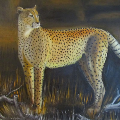 Afrika – Öl auf Leinwand
